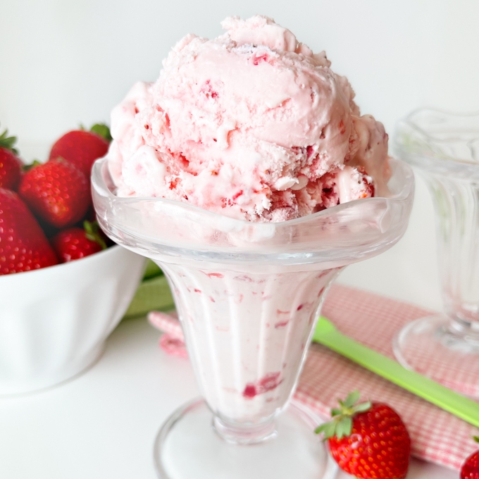 Easy Strawberry Ice Cream Recipe