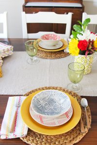 Early Fall Tablescape