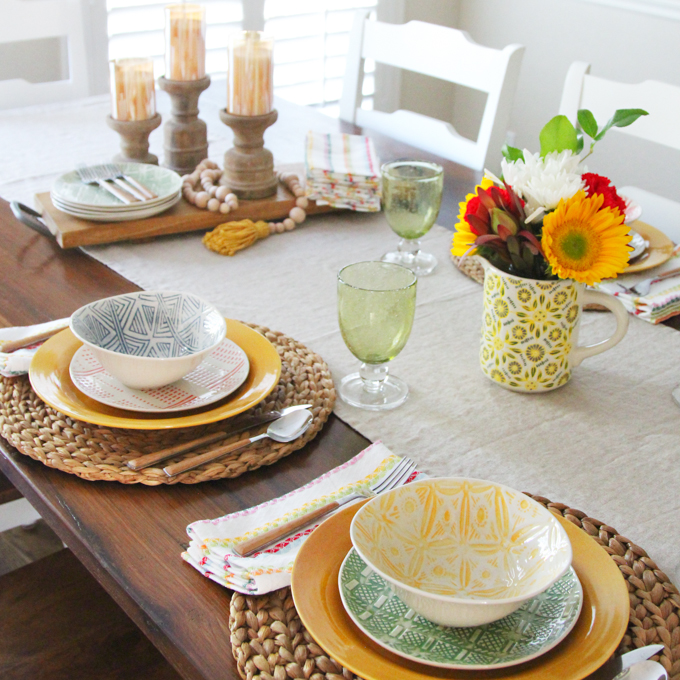 Early Fall Tablescape