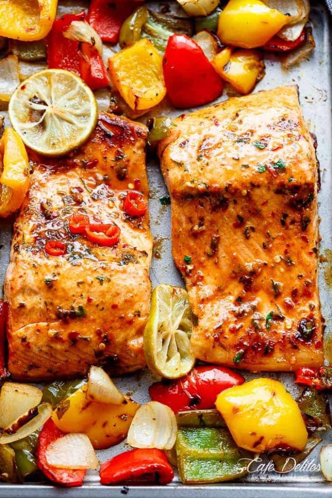 Sheet Pan Chili Lime Salmon